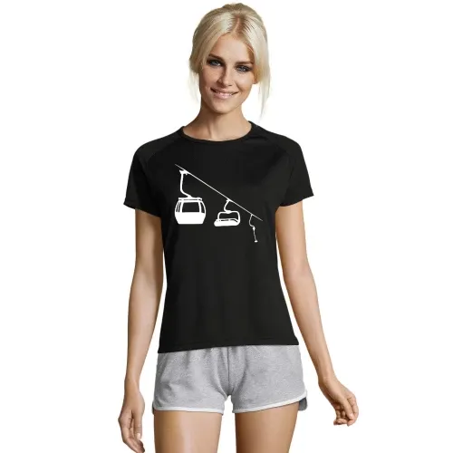 Skilift Evolution Frauen T-Shirt