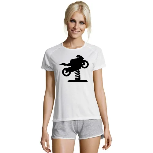 Spielplatzmotorrad zum Wackeln Frauen T-Shirt