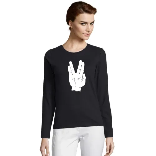 Spock Vulkanier Gruß Frauen T-Shirt