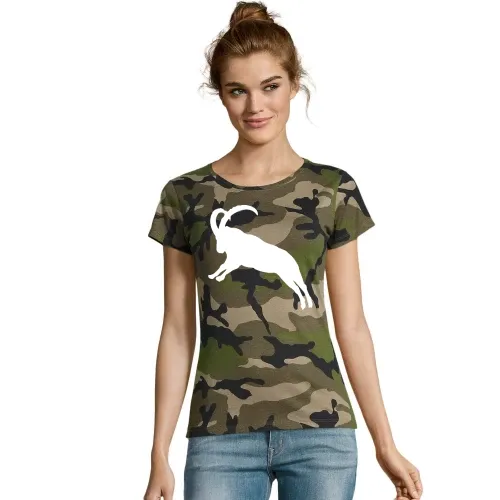 springender Steinbock Frauen T-Shirt