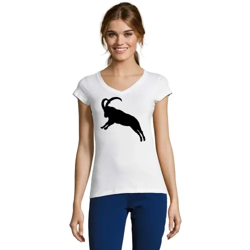 springender Steinbock Frauen T-Shirt