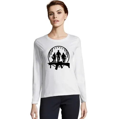 Sturmgewehr Logo - Bundeswehr Soldat im Einsatz Frauen T-Shirt