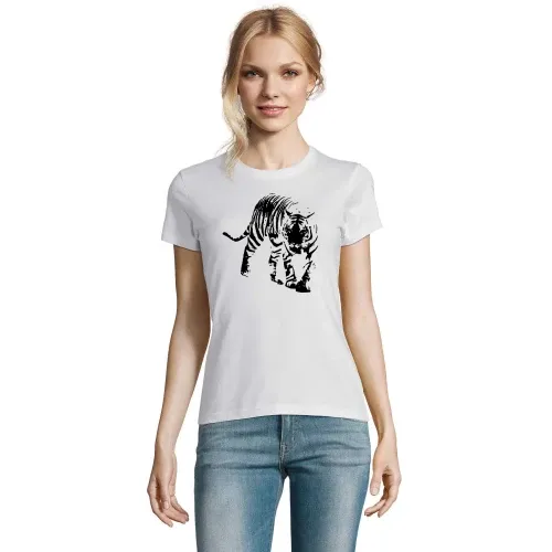 Tiger T-Shirt Frauen Imperial