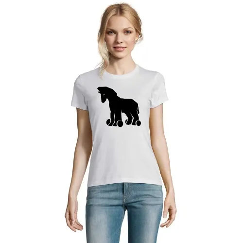 Trojanische Pferd Frauen T-Shirt