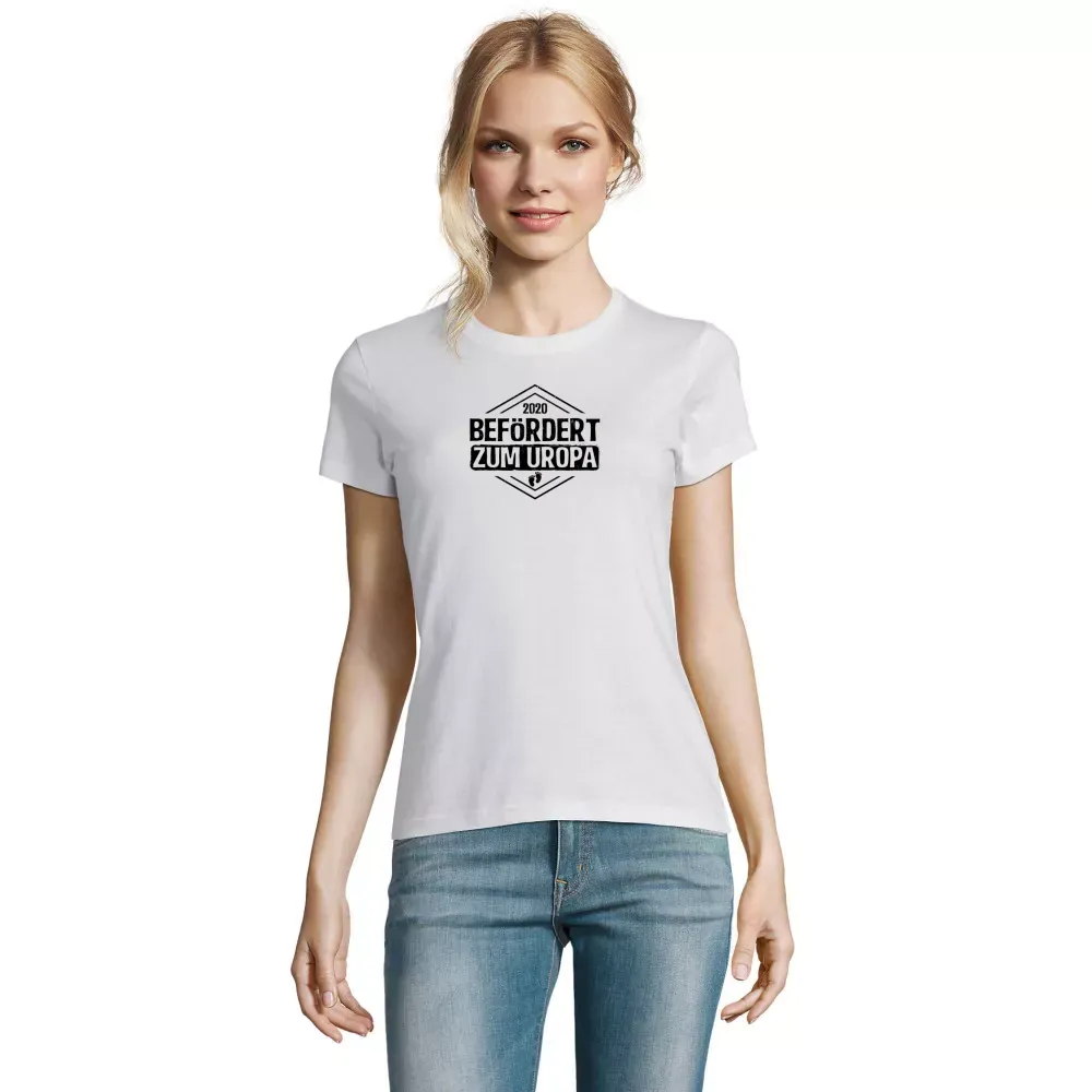  Frauen T-Shirt mit Aufdruck 'Uropa Großvater Befördert Babyglück Vatertag Baby'