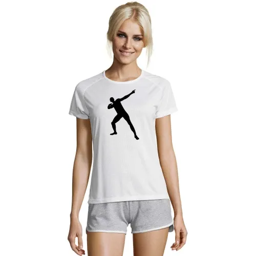 Usain Bolt Siegerpose Frauen T-Shirt