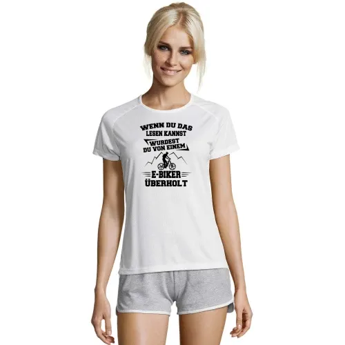 Von Ebiker Überholt - E-Biker Pedelec MTB Frauen T-Shirt