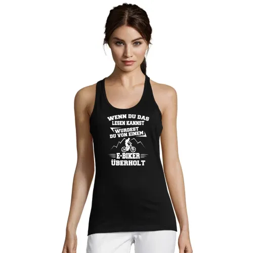 Von Ebiker Überholt - E-Biker Pedelec MTB T-Shirt Frauen Justin