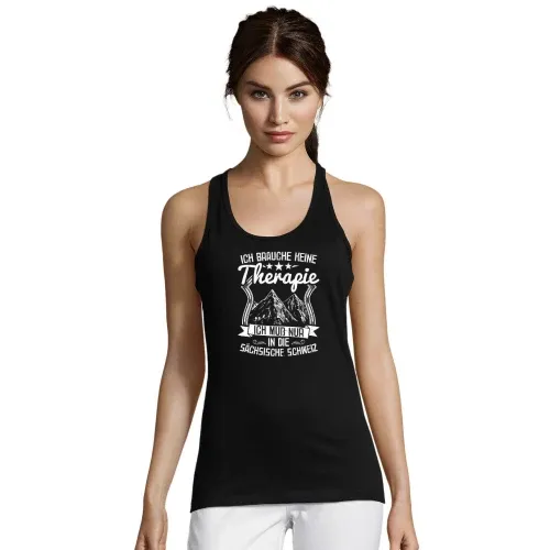 Wandern Sächsische Schweiz Berge Wanderer Therapie Frauen T-Shirt
