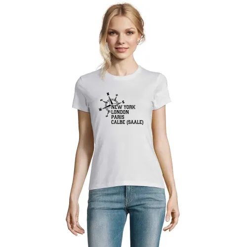 Weltstadt Calbe (Saale) T-Shirt Frauen Imperial