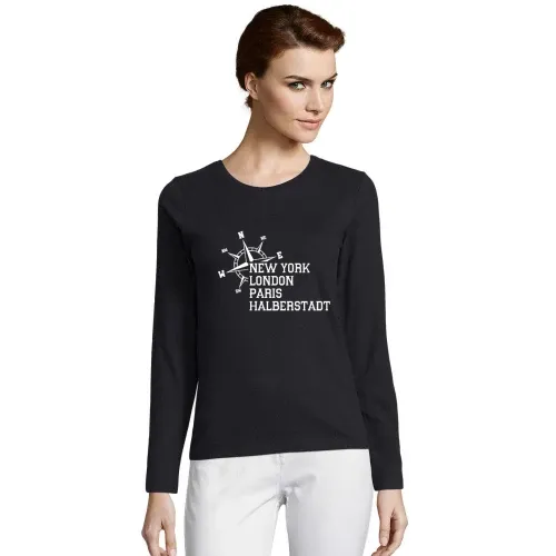 Weltstadt Halberstadt T-Shirt Frauen Imperial LSL