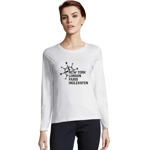 Weltstadt Indlekofen T-Shirt Frauen Imperial LSL
