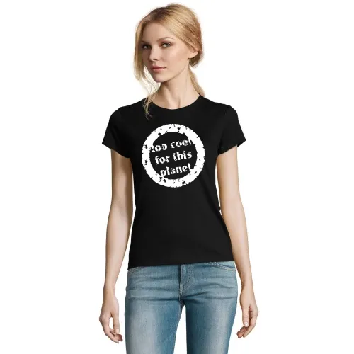 zu cool für diesen Planeten T-Shirt Frauen Imperial