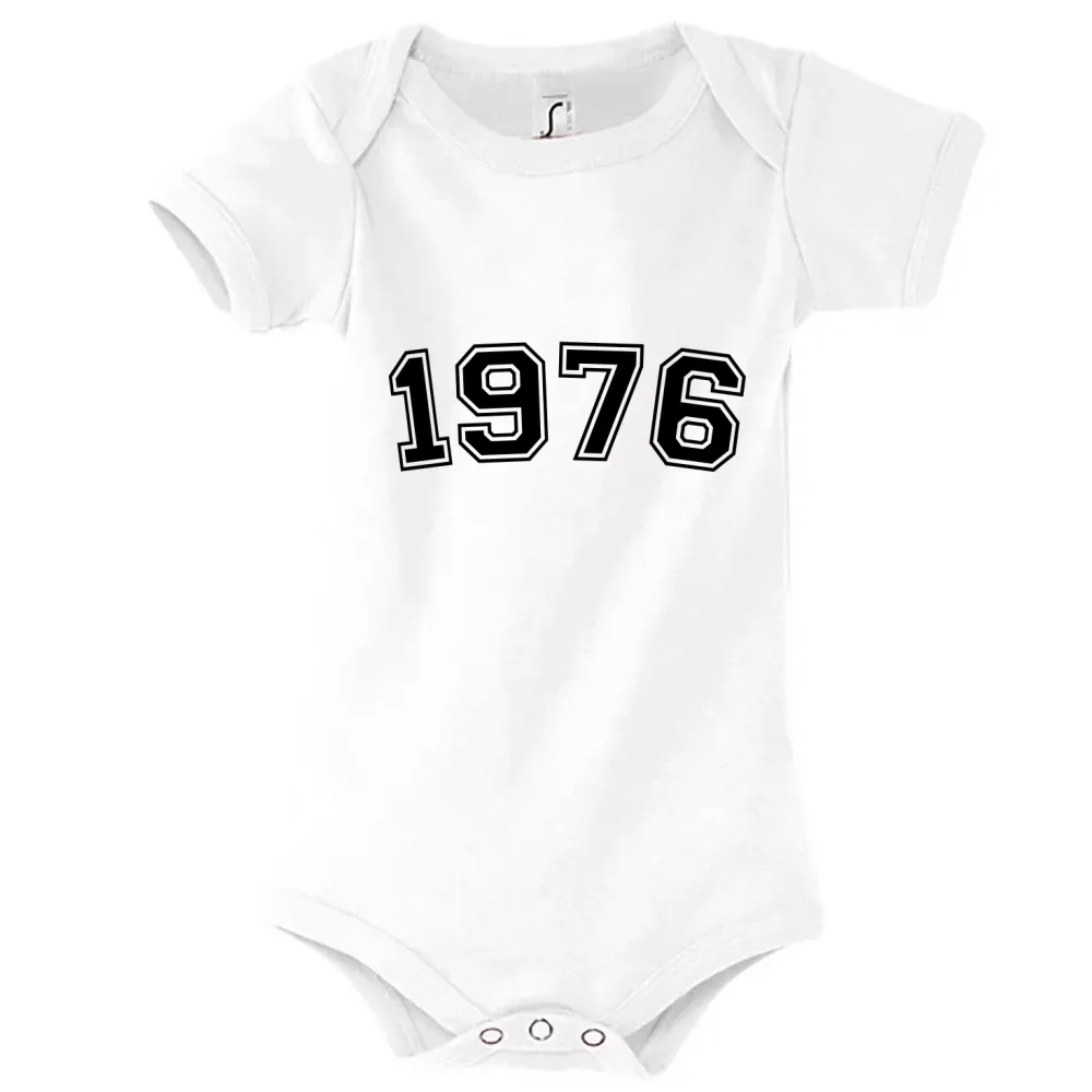 Strampler Kinder Body mit Aufdruck '1976 40. Geburtstag'