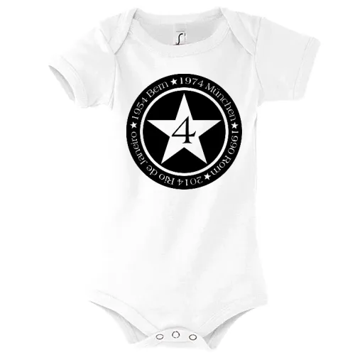 4 Sterne Weltmeister Deutschland Kinder Body