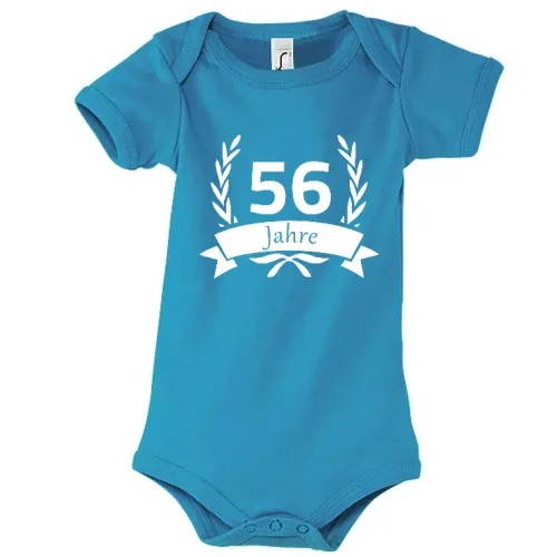 56 Geburtstag im Lorbeerkranz Kinder Body