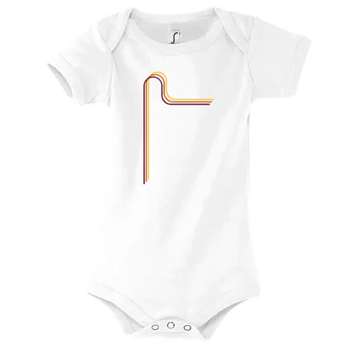 70er Jahre Style Streifen 2 Body Kinder Bambino