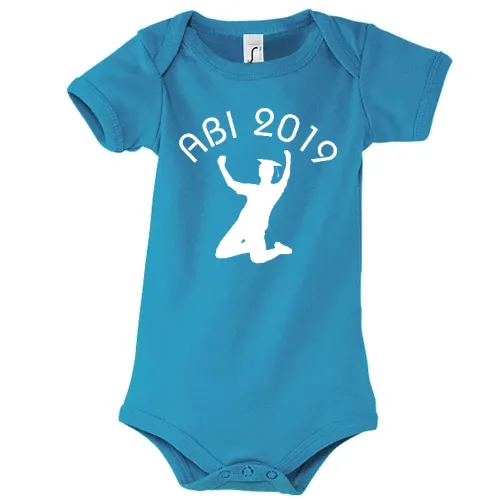 Abi Abschluss mit Jubel Kinder Body