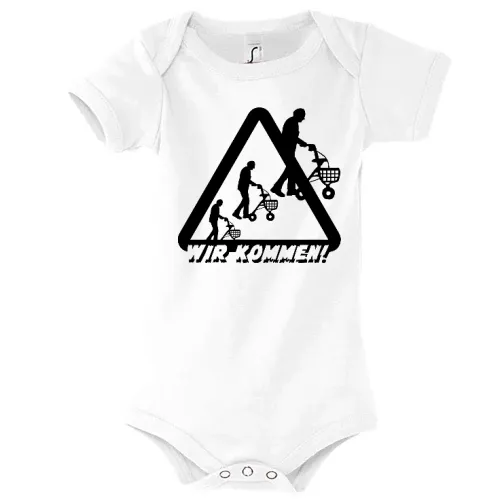 Achtung Rollatoren Wir kommen Body Kinder Bambino