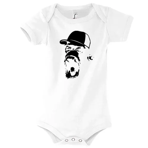 Affe mit Basecap Body Kinder Bambino