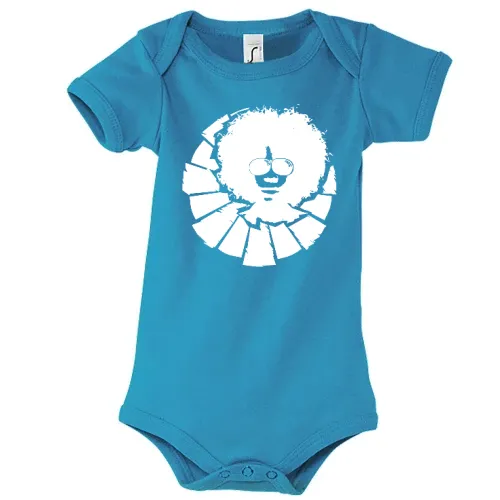 Afrofrisur mit Sonnenbrille Body Kinder Bambino
