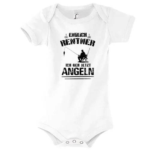 Angel Rente Angler Rentner Geh Jetzt Angeln Spruch Kinder Body