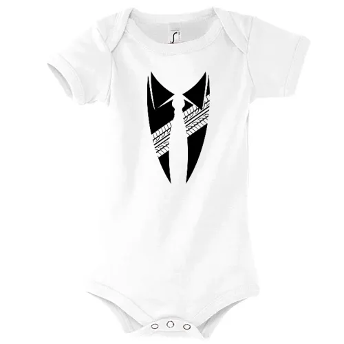 Anzug mit Kragen und Reifenprofil Body Kinder Bambino