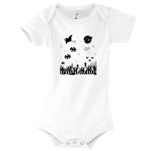 Aquarium Zierfische Aquarianer Aquarien Kostüm Body Kinder Bambino