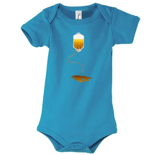 auslaufender Blutbeutel mit Bier Body