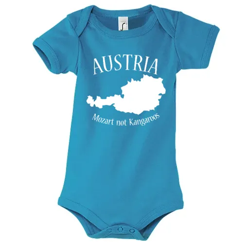 Austria Mozart not Kangaroos Body Kinder Bambino