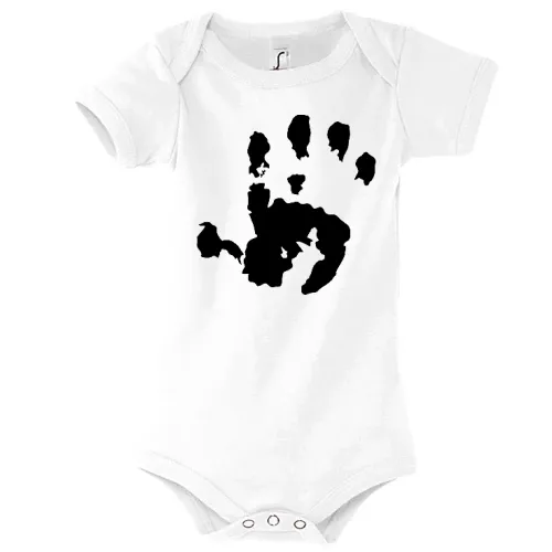 Baby Handabdruck Body