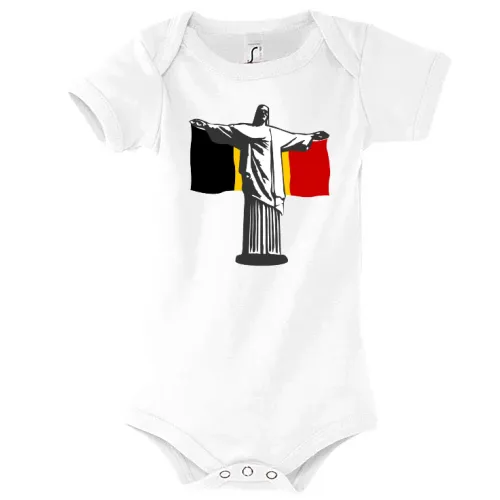 Belgien Jesus in Rio Shirt Body Kinder Bambino