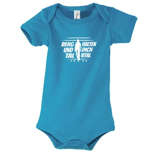 Berg und Tal Halten Dich Vital Anti Ebike Spruch Body Kinder Bambino