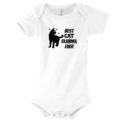 Best Cat Grandma Ever Oma liebt Katzen Body Kinder Bambino