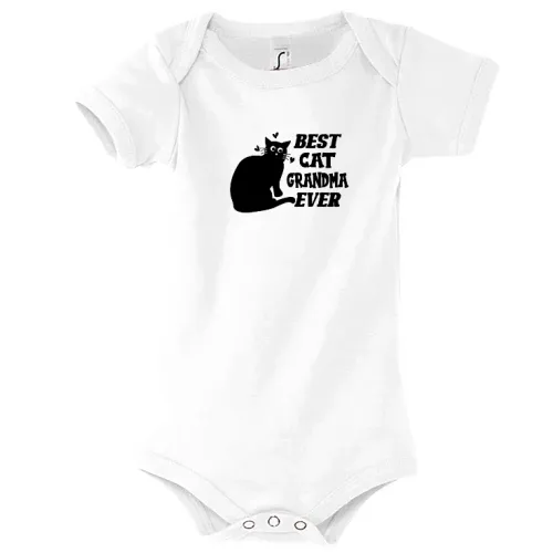 Best Cat Grandma Ever Oma liebt Katzen Body Kinder Bambino
