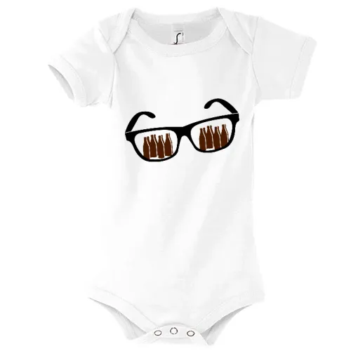 Bierflaschen Brille Body