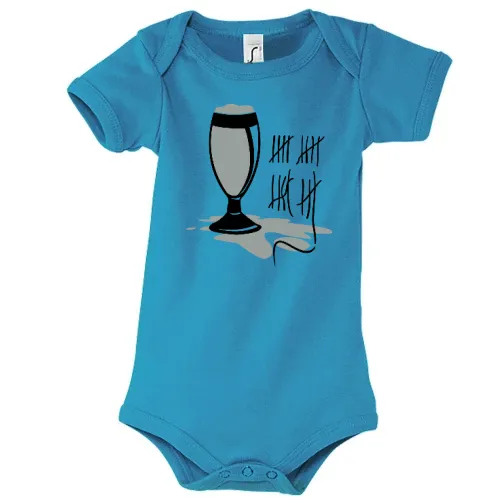 Bierglas Striche Body Kinder Bambino