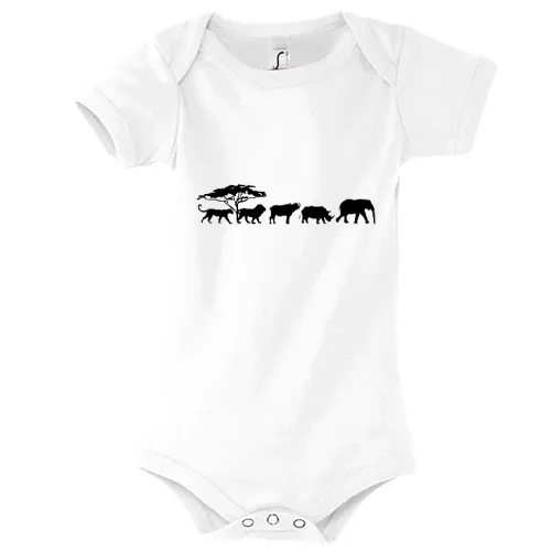 Big Five in der Savanne 2.0 Kinder Body