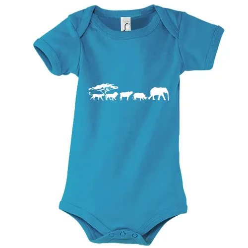 Big Five in der Savanne Kinder Body