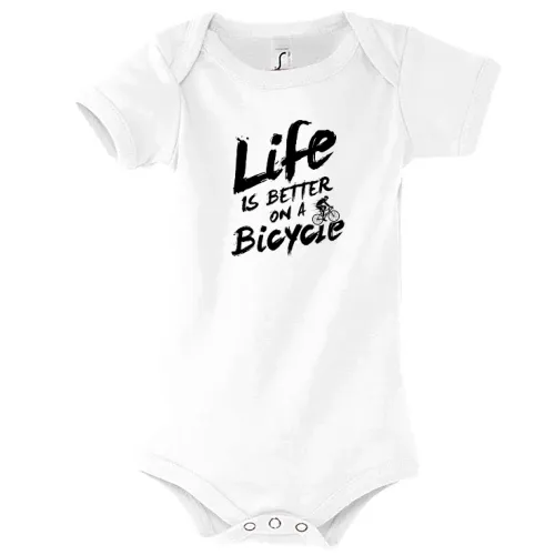 Bike Radfahrer Bicycle Spruch Rennrad Fahrrad Body Kinder Bambino