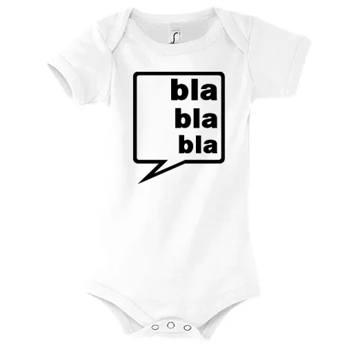 bla bla bla Sprechblase Body Kinder Bambino