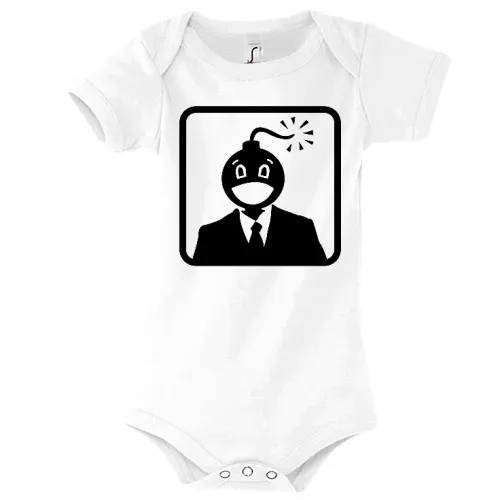 Bombenkopf im Rechteck Body