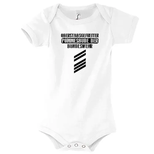 Bundeswehr Mannschaften Spruch Oberstabsgefreiter Body Kinder Bambino