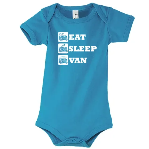 Camping Eat Sleep Van Body