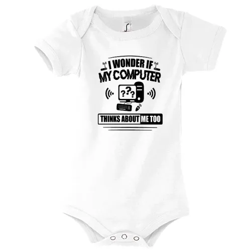 Computer Liebhaber Informatiker Büro Job Admin Body Kinder Bambino