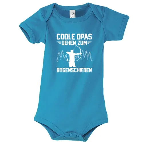 Coole Opas Gehen Zum Bogenschießen Bogensport Body