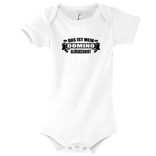 Das ist mein Domino Glücksshirt Dominospieler Body Kinder Bambino