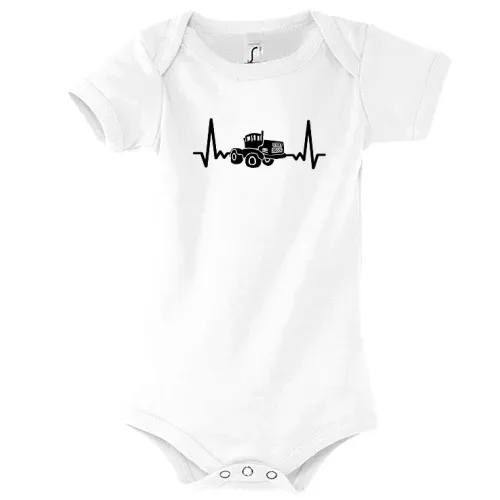 DDR Trecker Herzschlag K700 Schlepper Traktor Puls Kinder Body