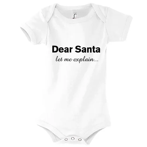 Dear Santa Body Kinder Bambino