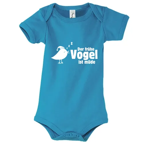 der frühe Vogel ist müde Kinder Body